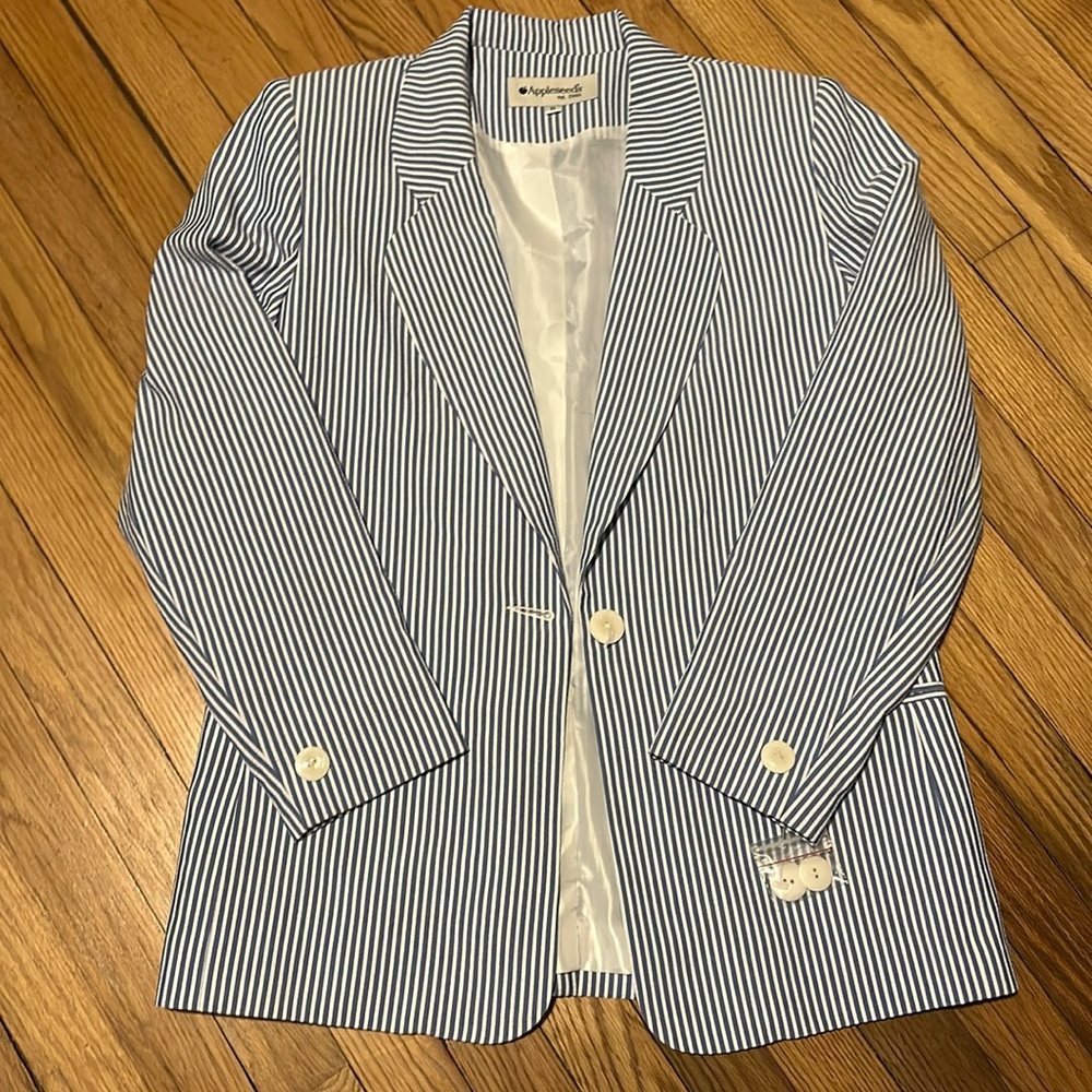 Vintage Pinstriped Blazer
